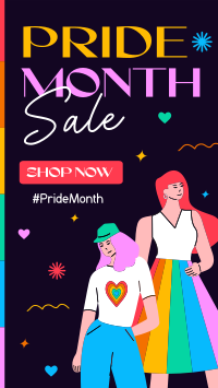 Pride Month Sale TikTok Video Design