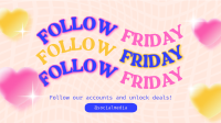 Quirky Follow Friday Facebook event cover Image Preview