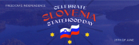 Slovenia Statehood Celebration Twitter Header Image Preview