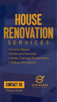 House Renovation Facebook Story Design