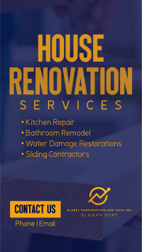 House Renovation Facebook story Image Preview