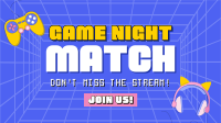 Game Night Match Facebook event cover Image Preview