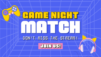 Game Night Match Facebook event cover Image Preview