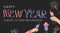 New Year Celebration Facebook event cover Image Preview