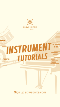 Music Instruments Tutorial YouTube Short Image Preview