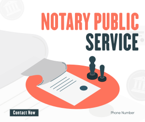 Notary Stamp Facebook post Image Preview