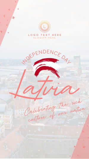 Latvia Independence Day Instagram story Image Preview