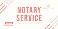 Online Notary Service Twitter post Image Preview