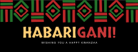 Kwanzaa Day Message Facebook Cover Image Preview