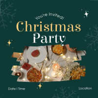 Snowy Christmas Party Linkedin Post Image Preview