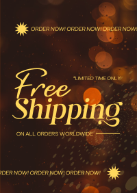 Shipping Discount Poster Design