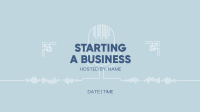 Simple Business Podcast YouTube Banner Image Preview