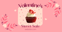 Valentines Cupcake Sale Facebook ad Image Preview