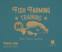 Fish Farming Training Facebook Post Design