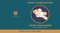Wash Hands Frequently Facebook Event Cover Design
