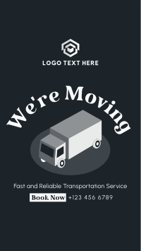 Truck Moving Services Instagram Reel Image Preview