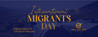 International Migrants Day Facebook Cover Design
