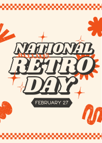 Nostalgic Retro Day Flyer Design