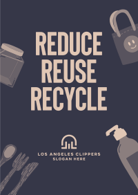 Reduce Reuse Recycle Flyer Design