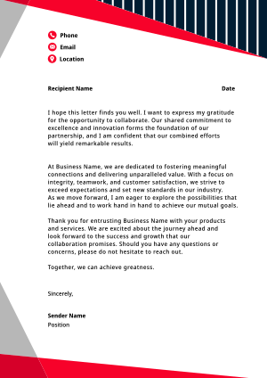 Abstract Corporate Letterhead Image Preview