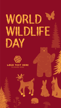 Forest Animals Wildlife Facebook Story Design