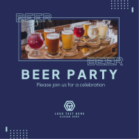 Beer Party Instagram post Image Preview