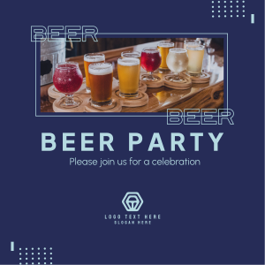 Beer Party Instagram post Image Preview