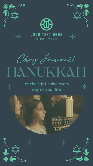 Hanukkah Celebration Facebook story Image Preview