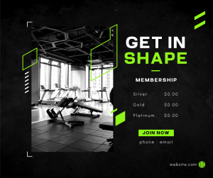 Gym Membership Facebook post Image Preview
