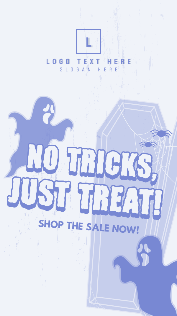 Spooky Halloween Treats Facebook Story Design