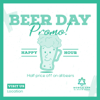 Happy Beer Instagram Post Design