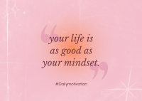 Motivational Quotes Postcard Image Preview