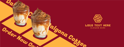 Dalgona Coffee Feature Facebook cover Image Preview