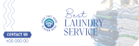 Best Laundry Service Twitter Header Design