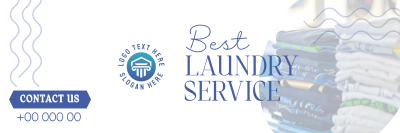 Best Laundry Service Twitter header (cover) Image Preview