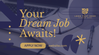 Apply your Dream Job Facebook Event Cover Design