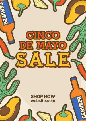 Spicy Cinco Mayo Flyer Image Preview