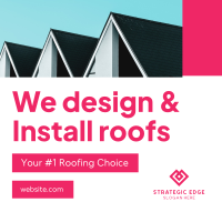 Roof Builder Instagram Post Design