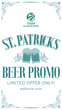 Paddy's Day Beer Promo Facebook story Image Preview