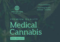 Medical Cannabis Postcard Image Preview