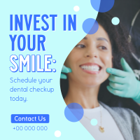 Dental Health Checkup Instagram post | BrandCrowd Instagram post Maker