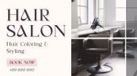 Hair Styling Salon Facebook Event Cover Design