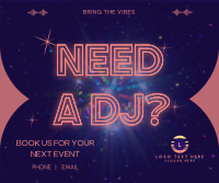 Hire a DJ  Facebook Post Preview