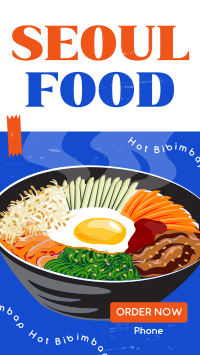 Hot Bibimbap Instagram Reel Design