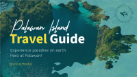 Palawan Travel Guide Facebook Event Cover Design