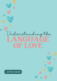 Language of Love Flyer Design