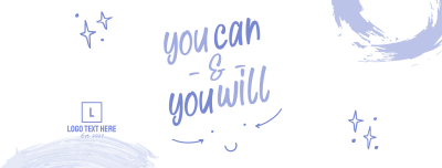 Cute Motivational Message Facebook cover Image Preview