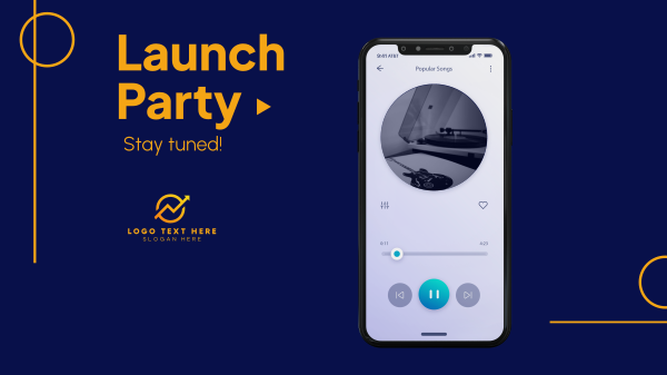 New Song Launch Party Facebook Event Cover Design Image Preview