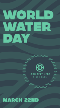 World Water Day Waves YouTube short Image Preview