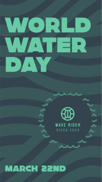 World Water Day Waves YouTube Short Image Preview